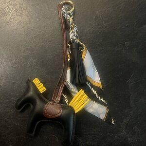 Black Horse Bag Charm